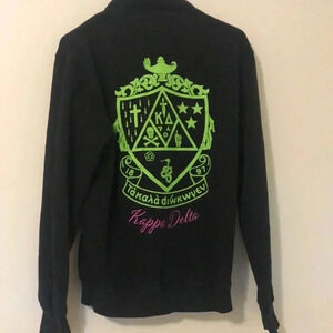Black Kappa Delta Quarter Zip Size XS Sport-Tek